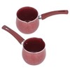 Single Handle Coffee Warmer Boiling Pot Mini Milk Pan Aluminum