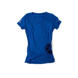 Factory Effex 17-87246 Women's 'YAMAHA' T-Shirt (Royal, X-Large)