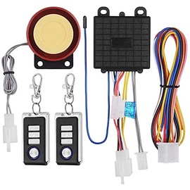 Motorcycle Anti-Theft Alarm Security System,Jtron Control Engine Start Bike Anti-Hijacking Cutting Off Remote Engine Start Arming Disarming,Waterproof Security Cycling Bike Alarm