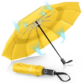 Herreicher Umbrella Storm Resistant 2024 Pocket Umbrella Large - Windproof Stand Lightweight Umbrella Automatic Umbrella Travel Umbrella Foldable Compact Golf Umbrella for Men / Women / Children /