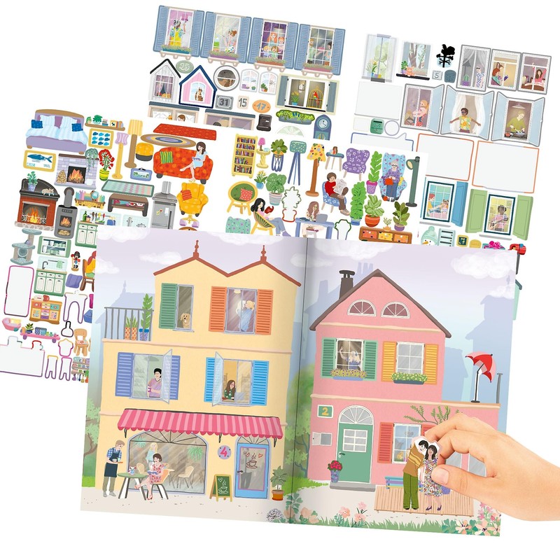 Depesche 13806 Create Your Sweet Home Sticker Book