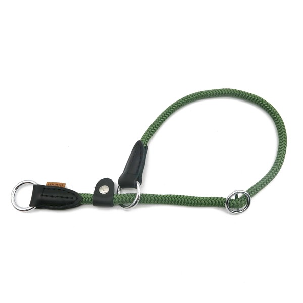 Aiminto Braided Rope Collar, Training Dog Collar, Round Martingale Collar,
