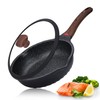 Vinchef Nonstick Deep Frying Pan Saute Pan with Lid, 10in/3Qt