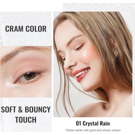 Paleta de maquillaje iluminador, colorete iluminador de larga duración, brillo suave altamente pigmentado, polvo bronceador iluminador fácil de extender, purpurina natural para la cara y el cuerpo (1#, all skin)