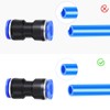 8mm Tube OD Push to Connect Fitting, Straight Pneumatic Connector,