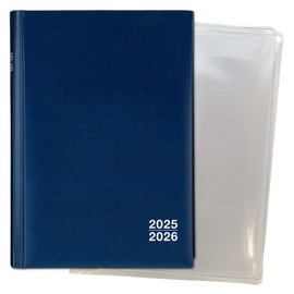 Set: F&L Teacher Organiser and Planning Book 2025/2026, DIN A5, Blue, with Protective Cover