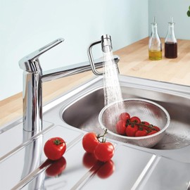 Aireador De Grifo,1080° Giratorio Grifo Rociador Filtro,Ajustable 2 Modos Salida Agua Ajustable,20/22/24mm Thread,Extensor Adaptador Lavabo - Torneira Cozinha para BañOs Y Cocinas(1Pcs)