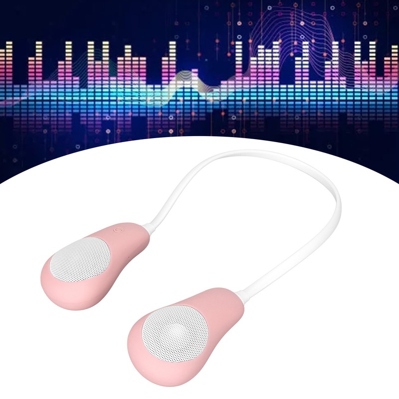 Neckband Bluetooth Speaker Stereo Hands Free Noise Reduction Portable Wearable