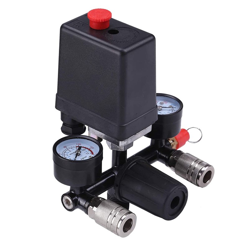 Pressure Regulator 230 V with Pressure Switch with 2 Measuring