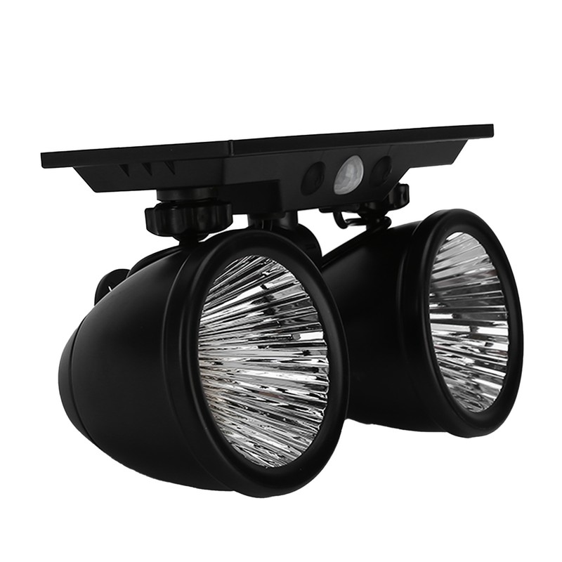 Solar Projection Light Human Body Induction 2‑Color Solar Lawn Lamp