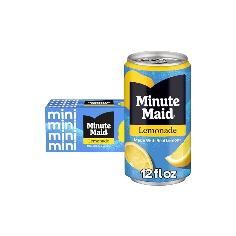 Minute Maid Lemonade Fridge Pack Cans, 7.5 fl oz, 10
