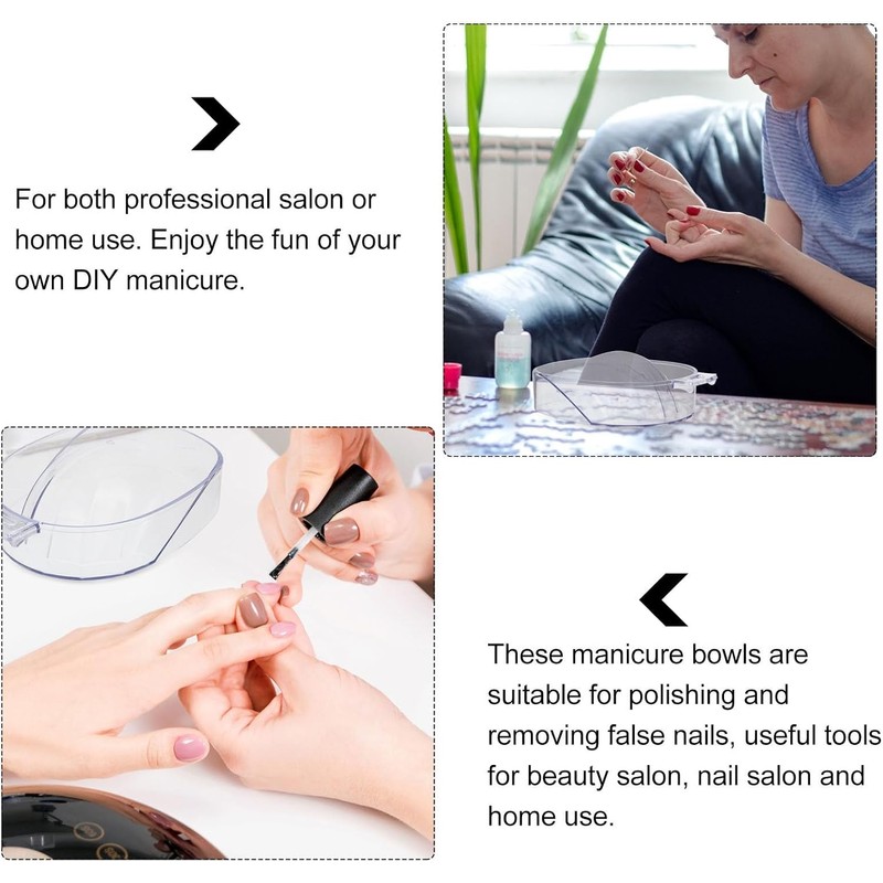 UKCOCO Herramientas en Salón de Belleza Profesional para Remojar Uñas