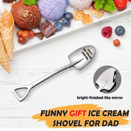 Funny Gifts for Dad, Stocking Stuffers for Dad Fathers dad Gifts Ice Cream Shovel for Ice Cream Lovers, Stocking Stuffers Mens Gifts Christmas Gifts, Daddy Gift from Kids Daughter Son Wife
