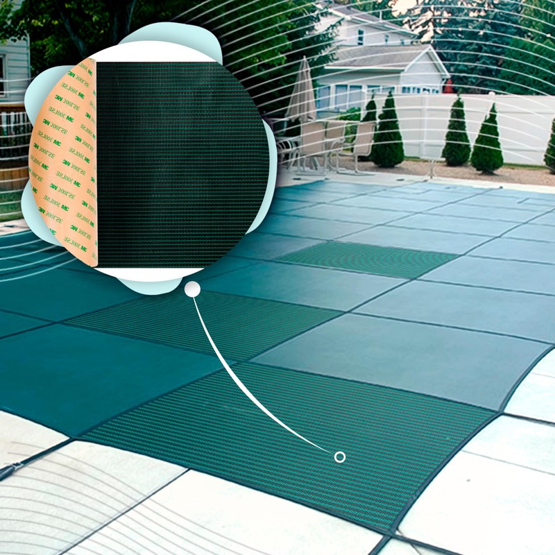 Pool Cover Patch Repair Kit, 2 Rolls 8 x 36