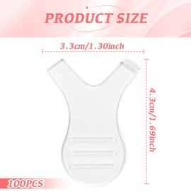 Bettinay 100 PCS Y Shape Eyelash Lift Kit, Lash Lift Tool for Grafting Eyelash Extension Makeup Tools