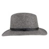 Tilley TWF1 Montana Wool Fedora Hat (Grey Mix, 7 5/8)