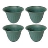 Black Duck Brand Set of 4 Round Planter/Pots! - Perfect