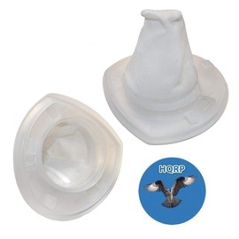 HQRP 2-Pack Washable Filter compatible with Black & Decker DustBuster HHVI320JRS02 Hand Vacuum
