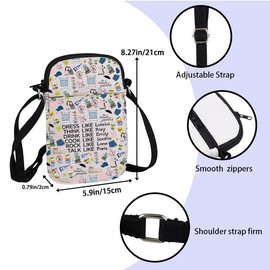 Gilmore Cross Body Bag Dress Like Lorelai Think Like Rory Messenger Bag Gilmore Fans Shoulder Bag (Lorelai CB)