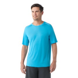Smartwool Active Ultralite Short Sleeve Pool Blue LG