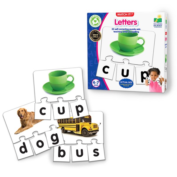 The Learning Journey: Match It! - Letters - 20 Piece