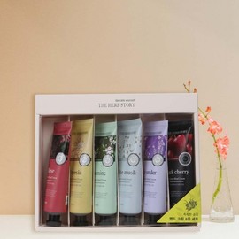 The Herb Story Hand Care Cream Set (6 Types) Gift Set (Boxed)
