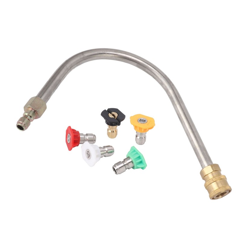 Pressure Washer Extension Wand Stainless Steel Brass 4000psi 1/4 Inch