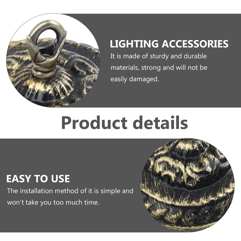 VILLCASE Retro Light Canopy Vintage Chandelier Ceiling Plate, Sturdy, Ceiling