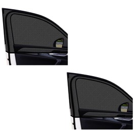 2PCS Car Window Shades - Universal Sun Shade for Windows | UV Protection & Heat Blocking | High Elastic & Adjustable Fit for Most Vehicles | Sun Shade for Rear & Side Windows | K