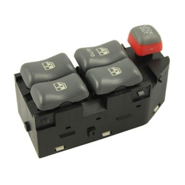 TIINOOVHC 1pc Power Door Window Control Switch Left Driver Side Gray for Pontiac for Grand Prix 3.1L/3.8L 1997-2003 for Sunfire 2.2L 1995-2005 & 2.4L 1996-2002 Grey SW3822 DS1447