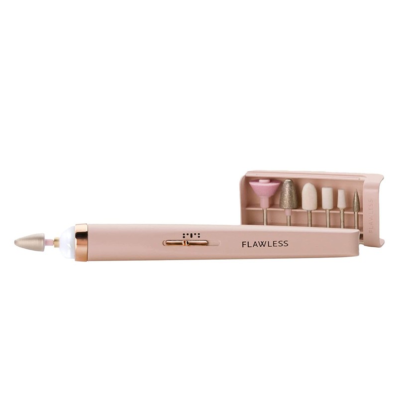 Finishing Touch Flawless Salon Nails Kit, Electronic Nail File and