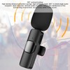 Wireless Lavalier Microphone Portable Noise Cancelling Professional Lapel Mic for
