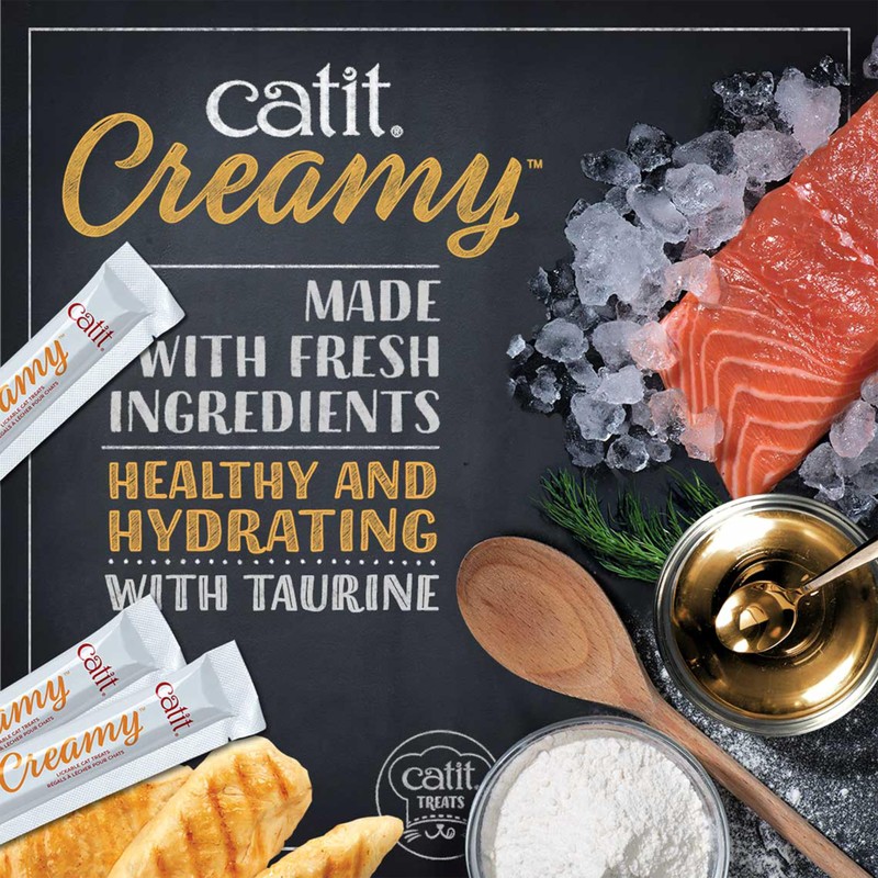 Catit Creamy Lickable Treats Variety Multipack 15 Pack