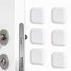 Door Stoppers Wall Protector, Silicone Door Bumper, Self-Adhesive Wall Shield,
