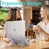 Laptop Stand, HLculture Portable Adjustable Tablet Stand, Foldable Aluminum Laptop