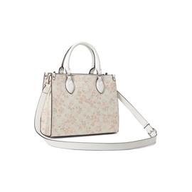 Nine West Chelsay Satchel, Milk Logo Floral