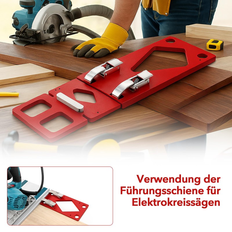 90° Guide Rail Angle Stop Aluminium: Precise Mitre Stop for
