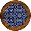 HASTA LA RAIZ Juego de 4 Portavasos artesanales, Coasters Hechos