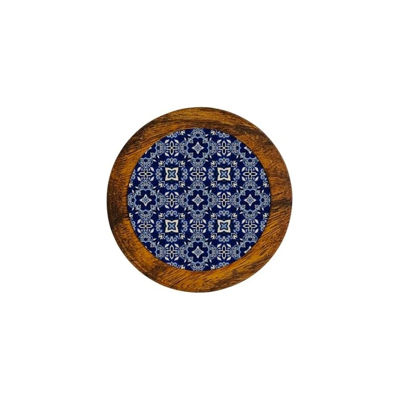 HASTA LA RAIZ Juego de 4 Portavasos artesanales, Coasters Hechos