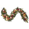 6 ft Gingerbread Christmas Garland with 30 Lights with Timer/Baking