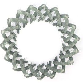 Pinza para el Cabello con Forma de Nido de Pájaro, Pinza para el Cabello Retráctil Moño o Caballo con Dientes, Expandible, Simple y Ele (Verde)