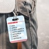 LT198 Travel Bucket List Novelty Funny Unique Designer Gift Glossy