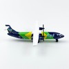 WngAur Die-Cast Propeller Airplane Model – Alloy Plane with Rolling