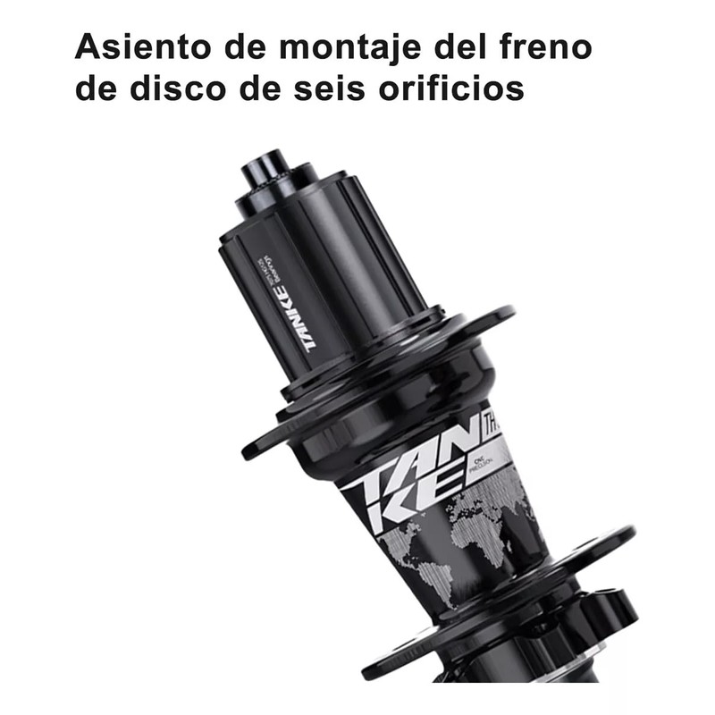 Tanke Mazas Tronadoras MTB 32 Hoyos HG 7-12v Aluminio,Eje para