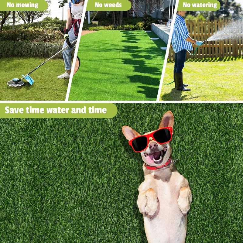 Naturei Grass Pad for Dogs, 60" x 30" Artificial Turf