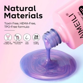 AIMEILI Glitter Top Coat Mother of Pearl 10 ml No Wipe Top Coat Pearl Effect Nail Gel UV Mother of Pearl Top Coat Pearl Shimmer 005