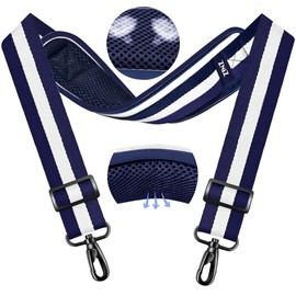 ZINZ 79.5 inch Universal Bag Strap with Ultra Thick, Firm, Breathable Padding, Adjustable, Robust Shoulder Strap for Laptop Bag, Shoulder Bag, Luggage, Camera Bag and More - TW01B06