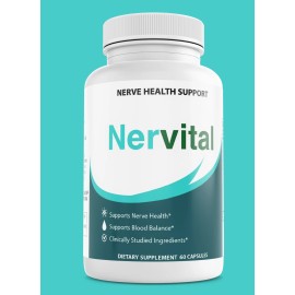Nervital Nerve Health and Blood Health Support Dietary Supplement 60 Capsules