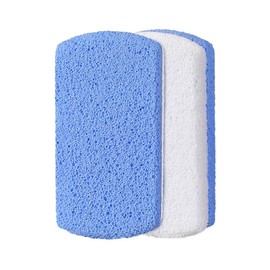 2 Pcs Glass Pumice Stone for Feet,Durable Callus Remover & Foot Exfoliator for Smooth, Soft Skin, for at-Home Pedicures & Spa Treatments