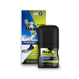 flexxit Pro 1 Ski Wax Alternative - for Downhill and Cross Country Skiing - Holds Over 100 Km - Recommended by Professionals such as David Zobel